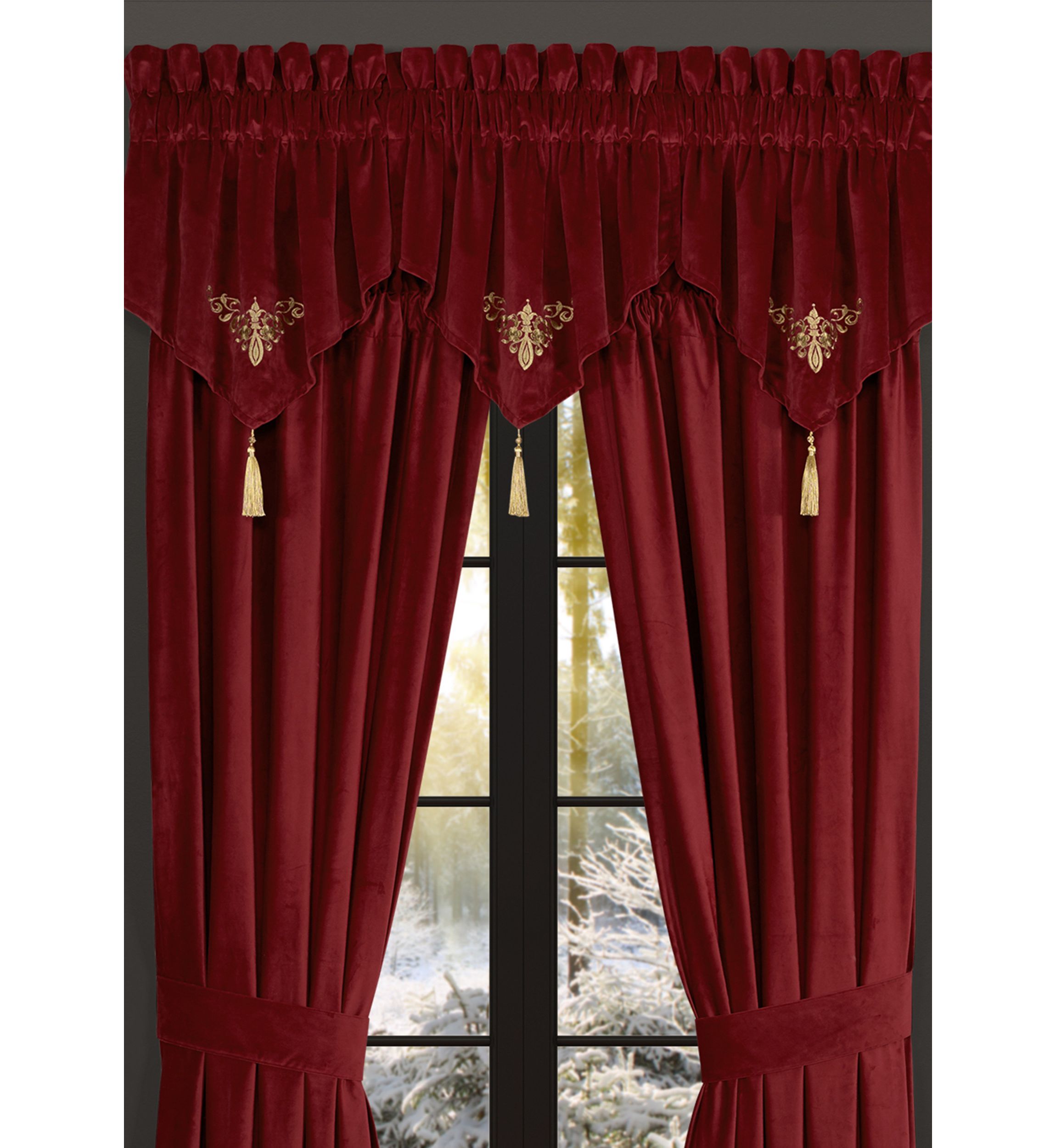 Noelle Window Ascot Valance