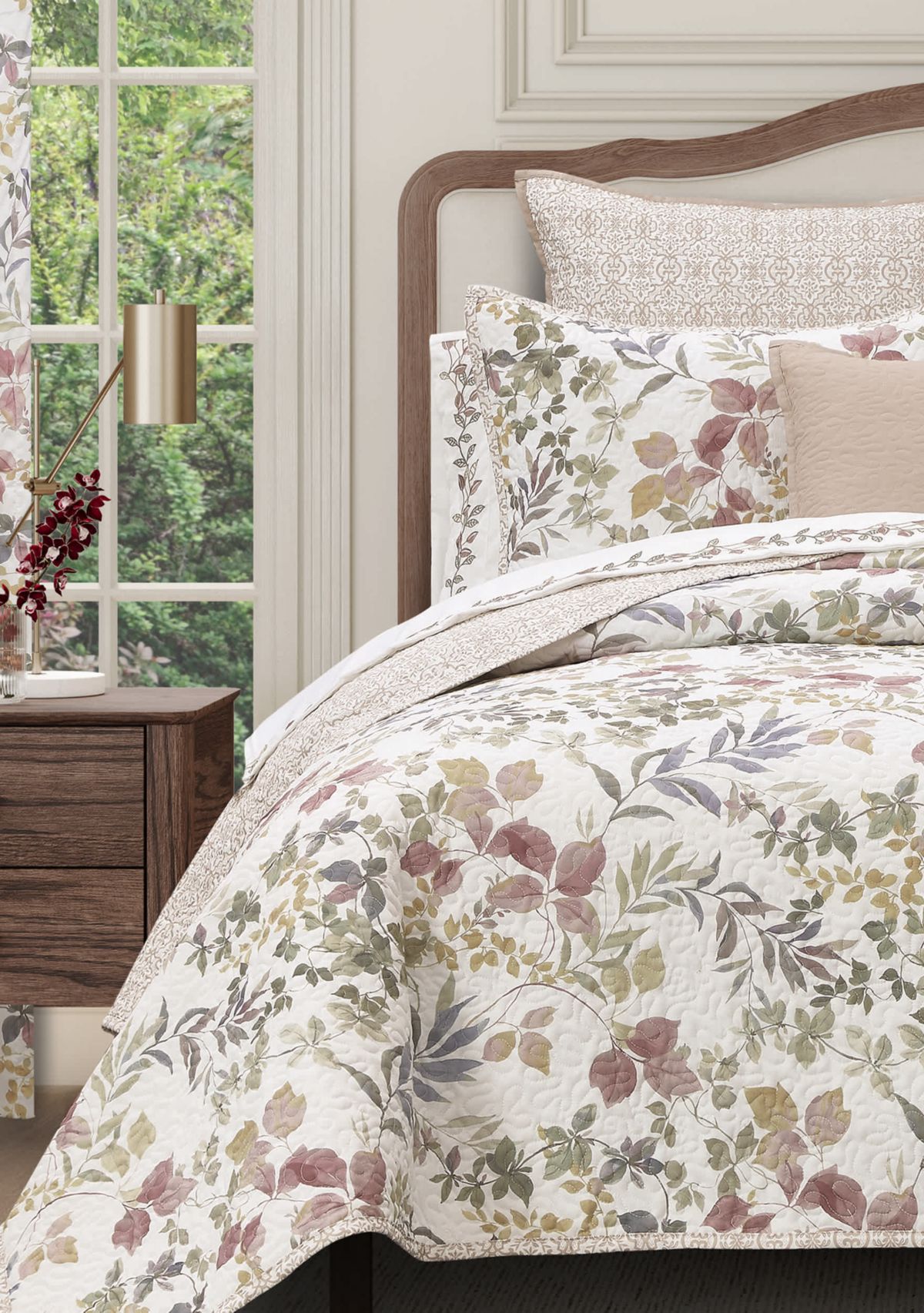 Rosewood 3pc. Quilt Set