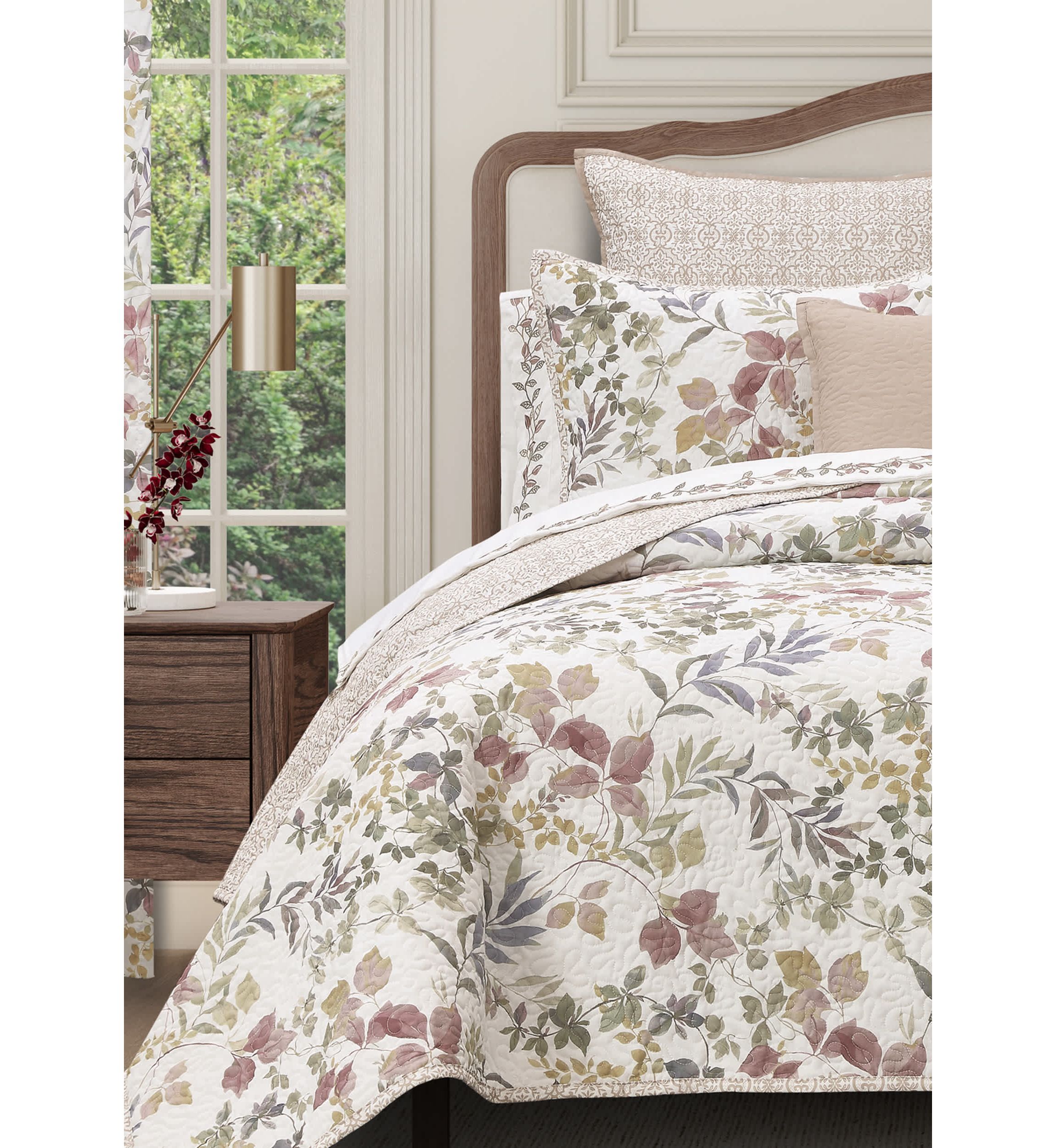 Rosewood 3pc. Quilt Set