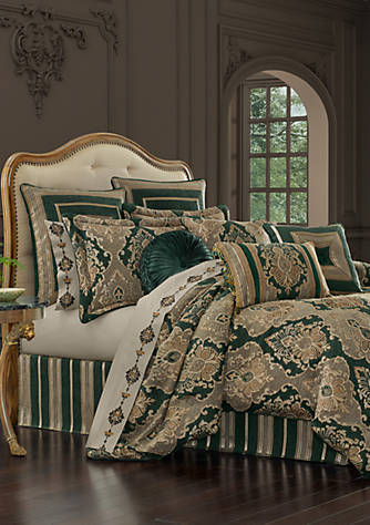 J Queen New York Emerald Isle, Emerald Green Queen Bed Set