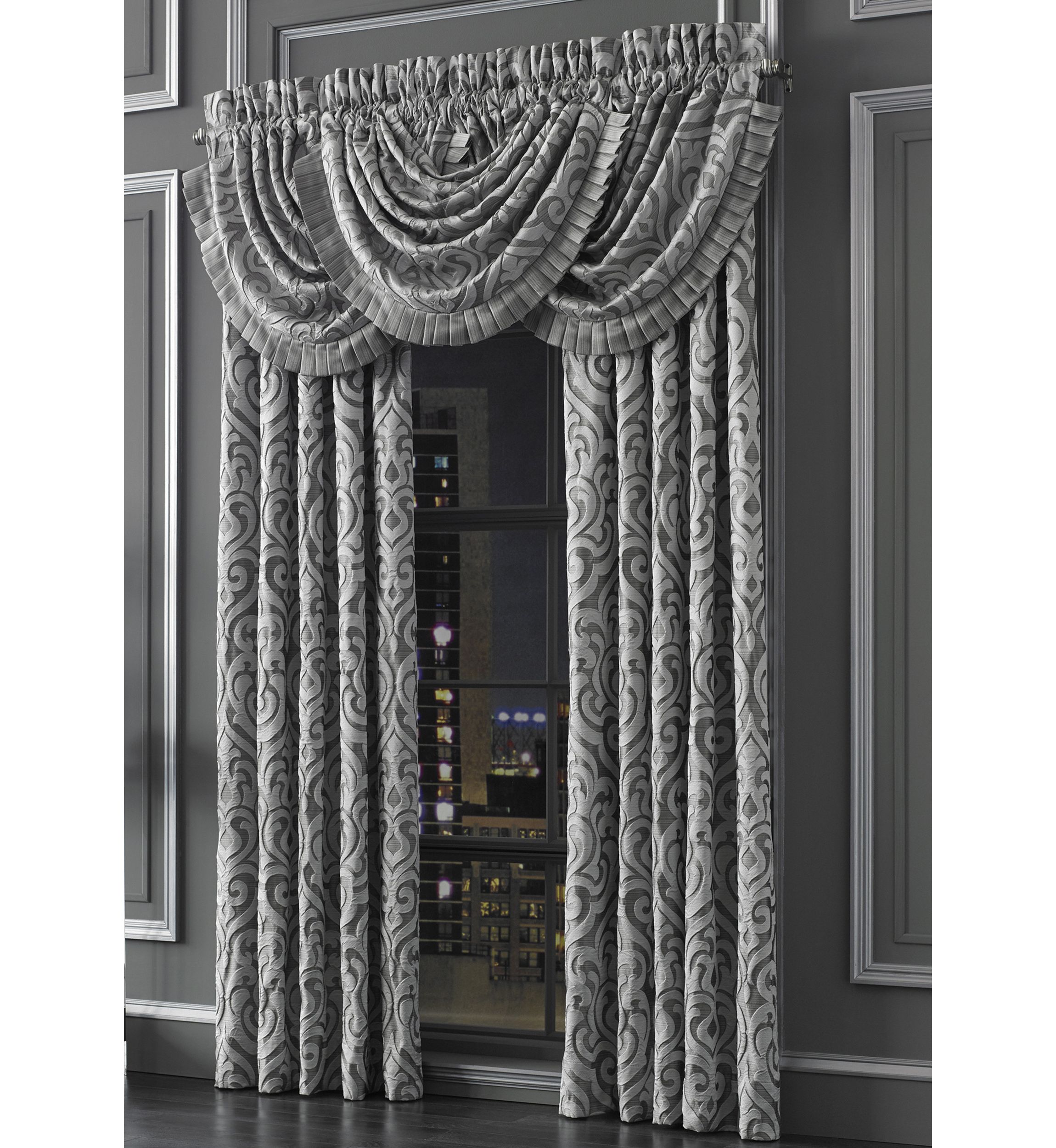 Luxembourg Window Waterfall Valance