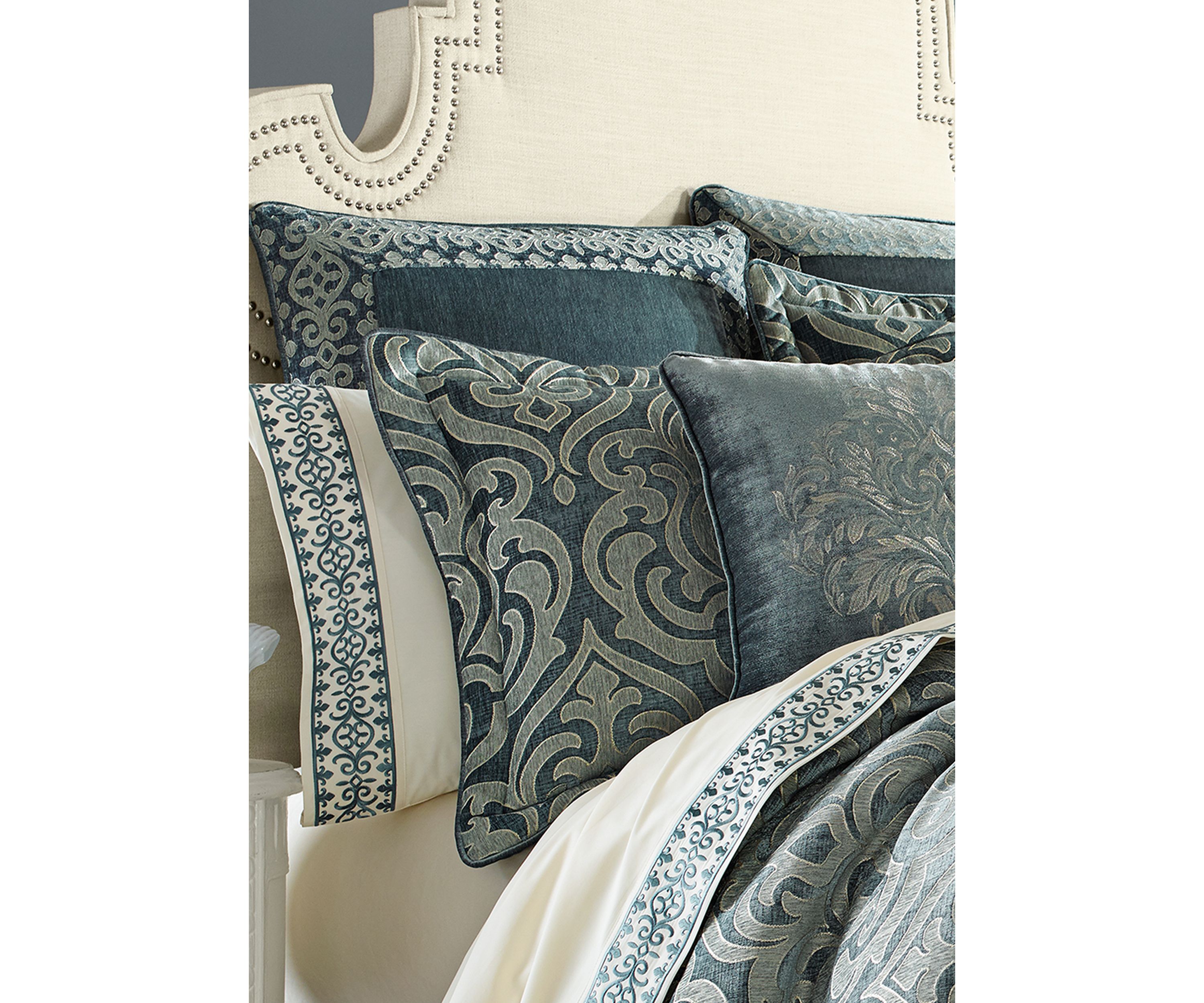 Sicily Teal King 4 Piece Comforter Set