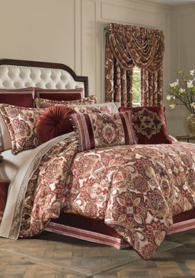 j queen new york floral park blush comforter se