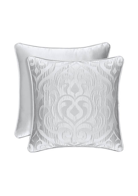 J Queen New York Astoria Damask Decorative Pillow
