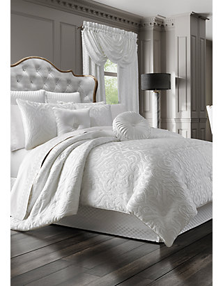 King Queen Beautiful Elegant Rich, Modern Damask Black And White Comforter Bedding Set Queen