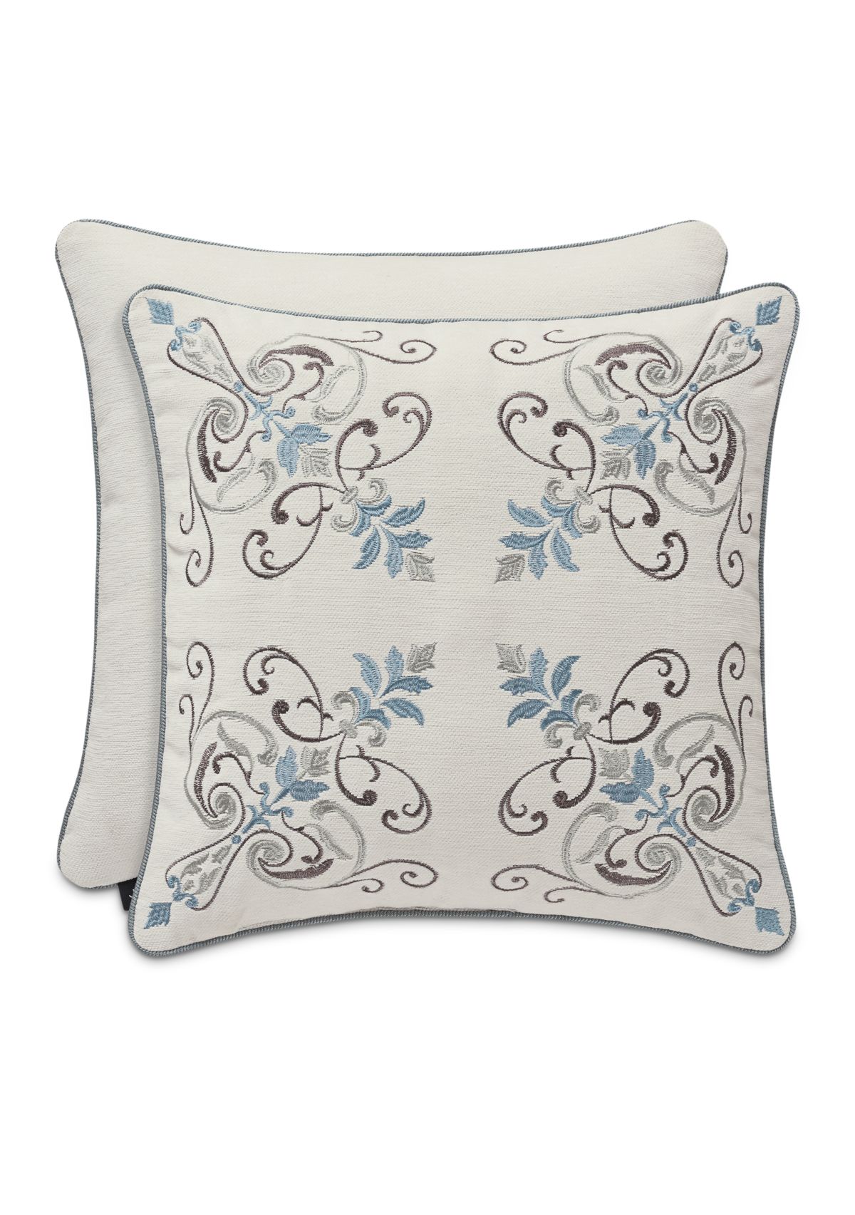 Giovani 18" Square Embellished Decorative Throw Pillow