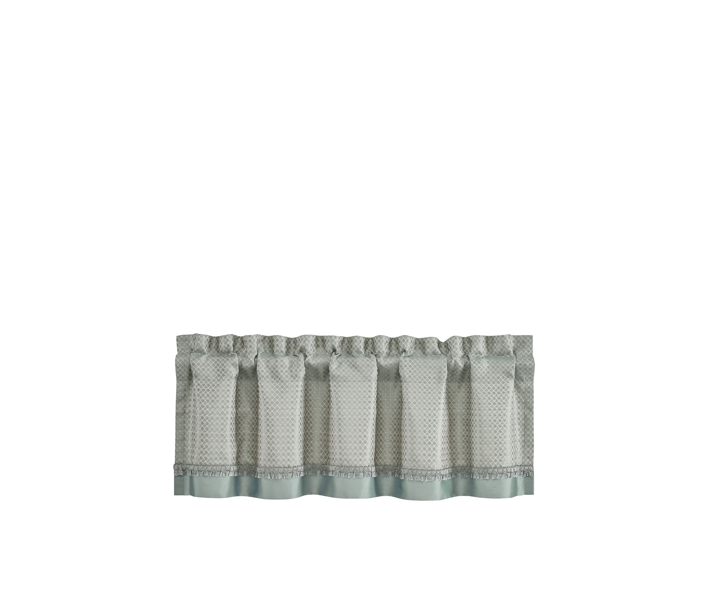 Athens Blue Straight Valance