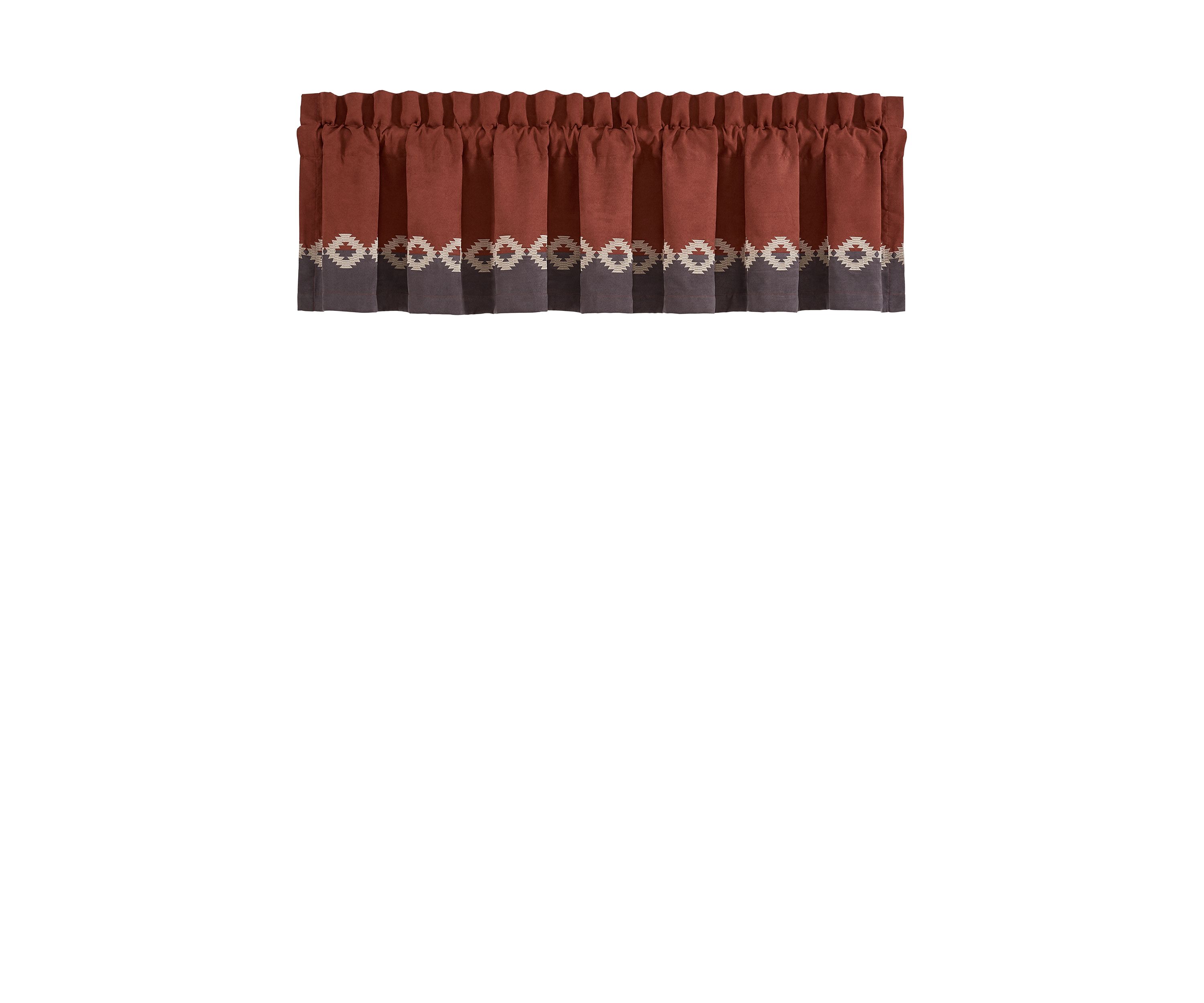 Brave Front Rust Straight Valance