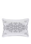 Claremont White Boudoir Decorative Throw Pillow