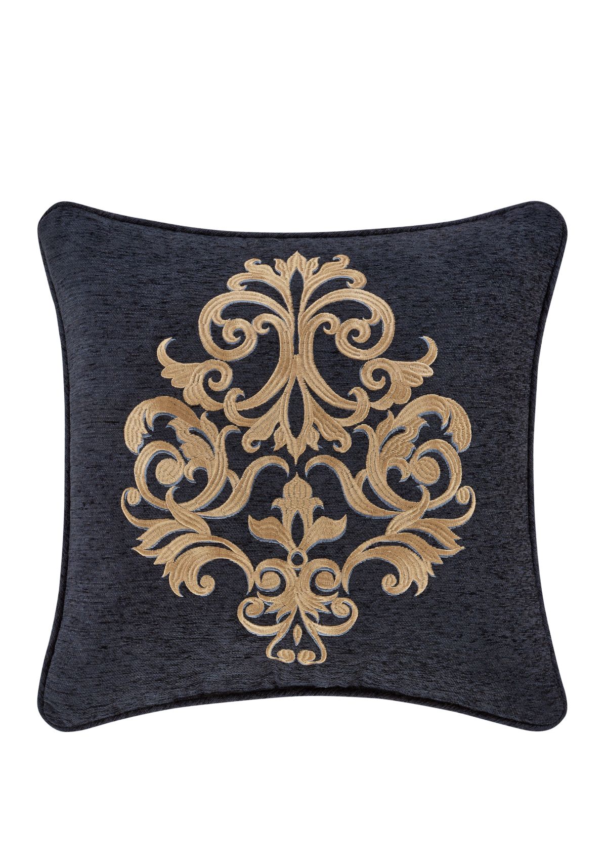 Luciana 18" Square Embellished Decorative Throw Pillow