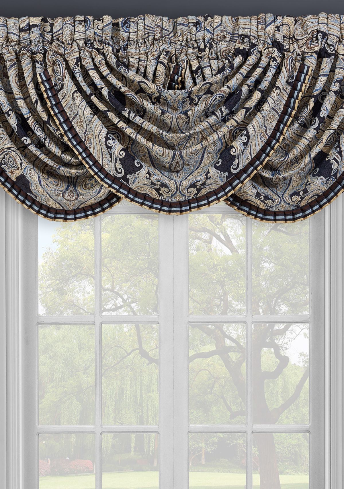 Luciana Window Waterfall Valance