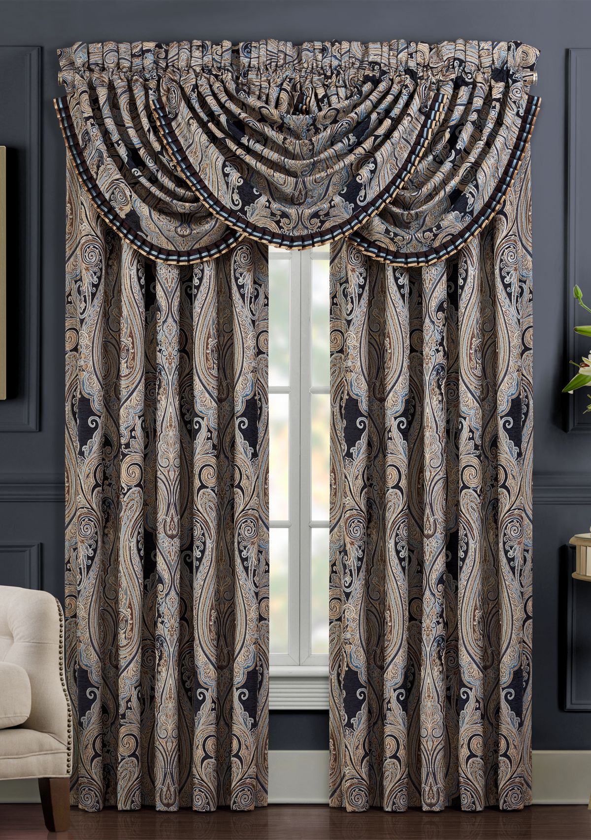 Luciana Window Waterfall Valance