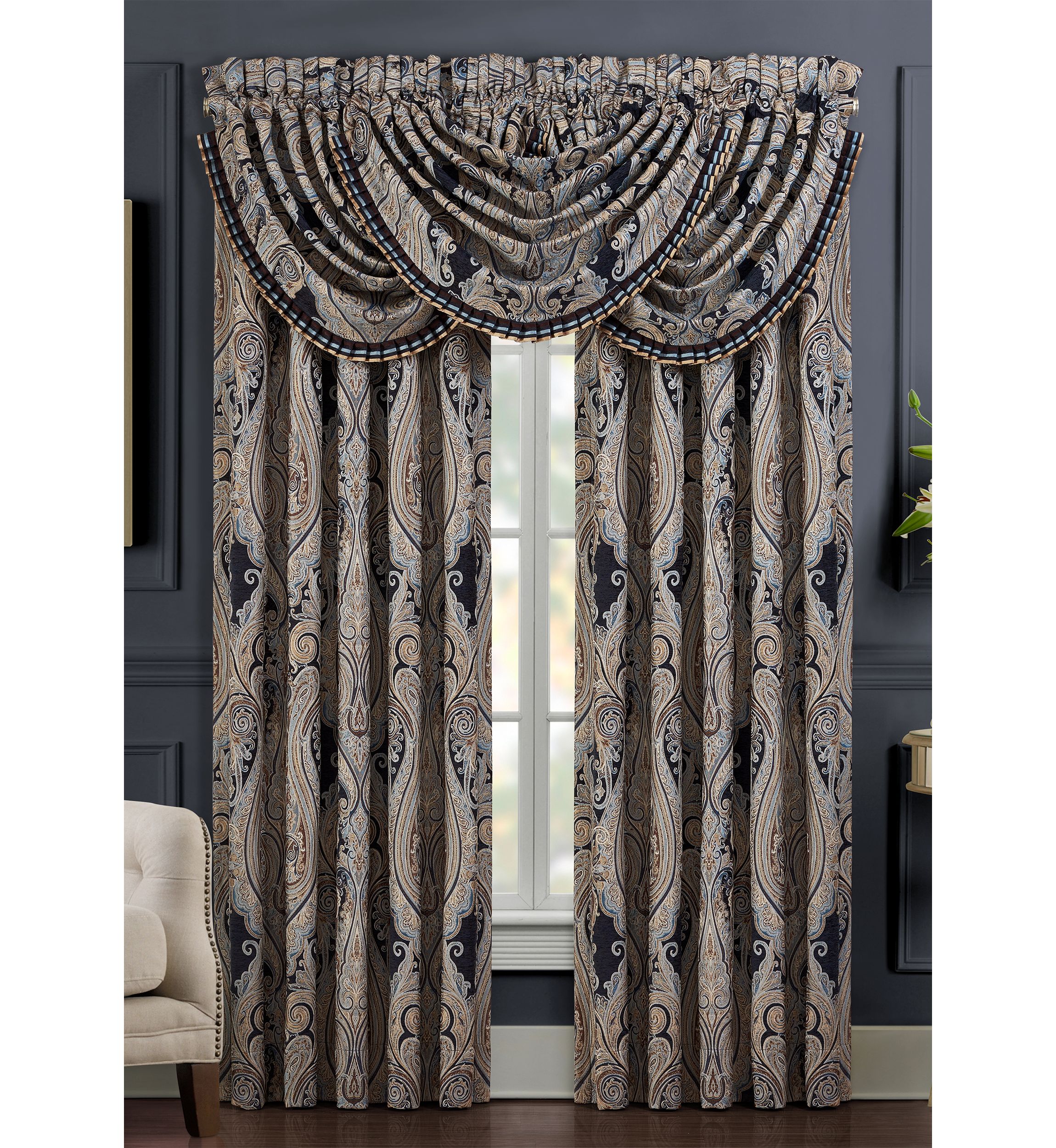 Luciana Window Waterfall Valance