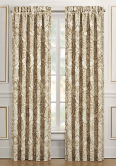 Sandstone Drapery Panel Pair