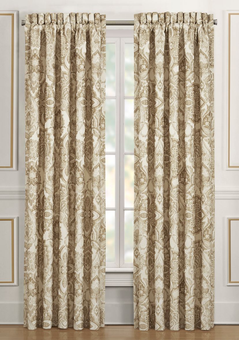 Sandstone Drapery Panel Pair