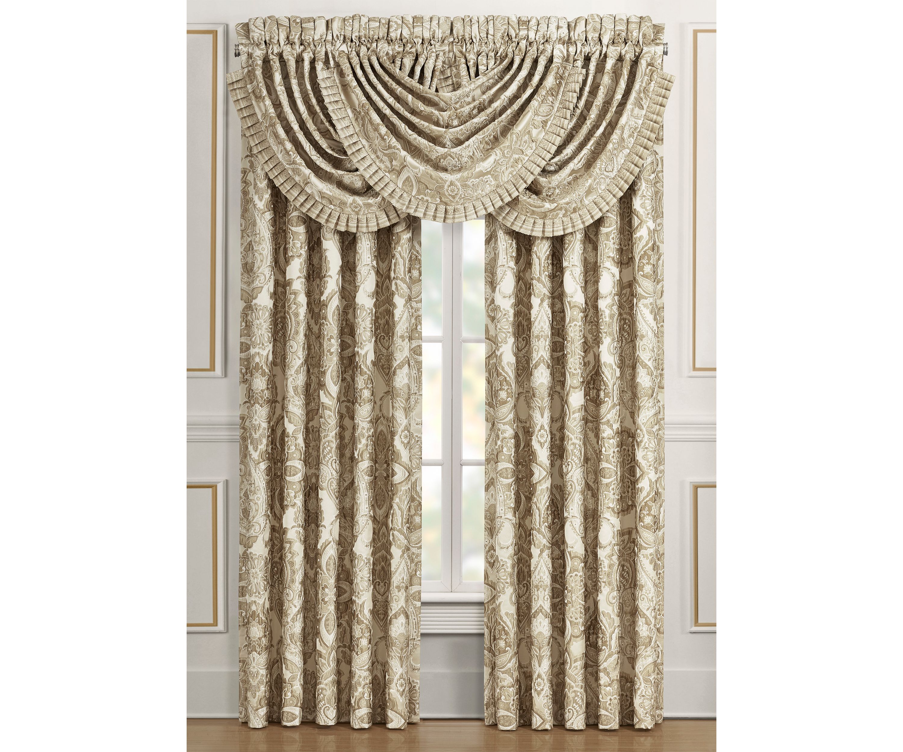 Sandstone Drapery Panel Pair