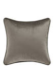 18 Inch Crestview Silver Square Decorative Throw Pillow