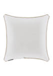Waterbury Egg Shell 17 Inch Square Decorative Throw Pillow