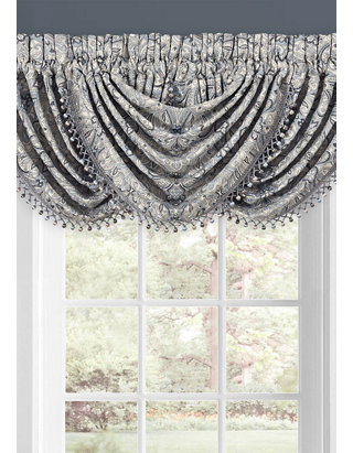 J Queen New York Alexis Window, How To Make Waterfall Valance Curtains