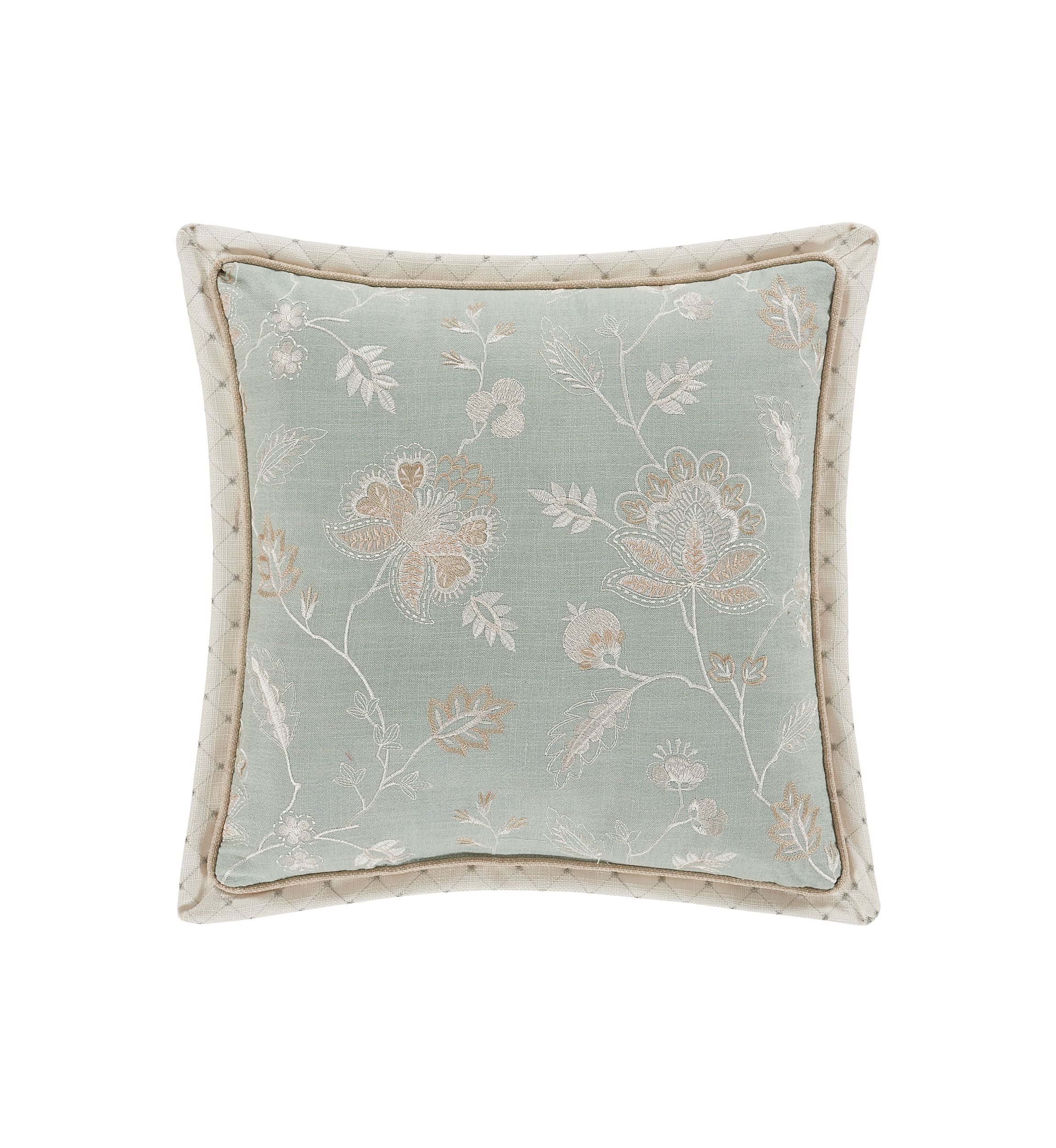 Garden View 18" Square Decorative Throw Pillow