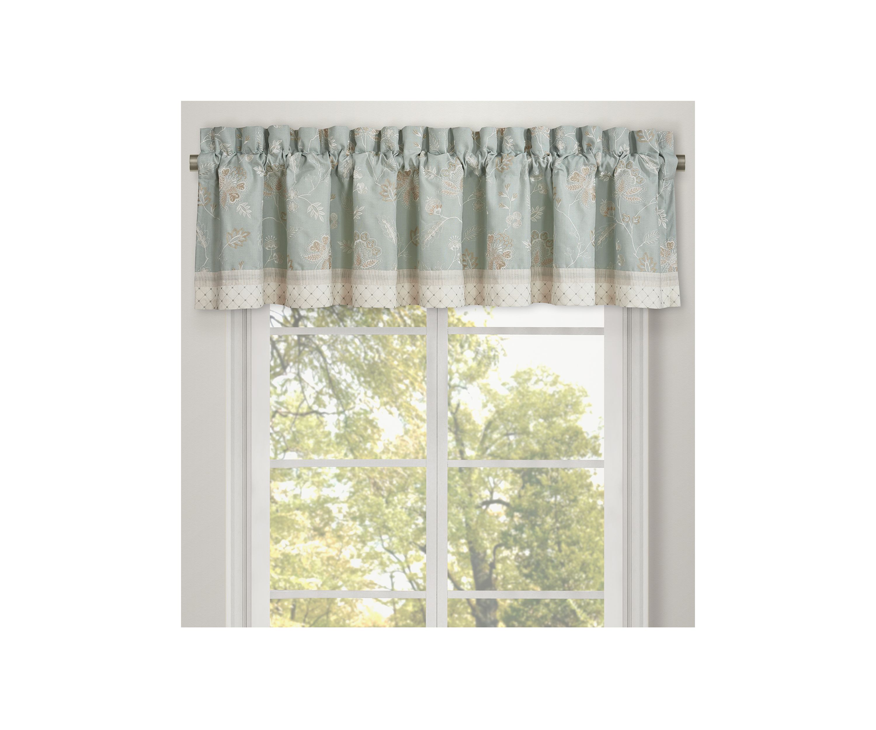 Garden View Window Straight Valance