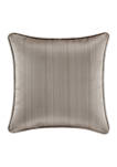 Deco Silver 20 Inch Square Decorative Throw Pillow