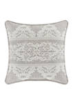  Maryanne Beige 18 Inch Square Decorative Throw Pillow 