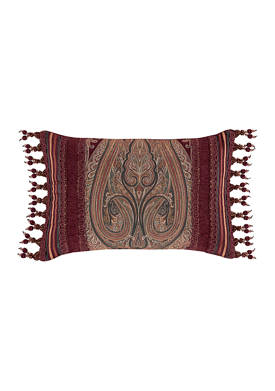 Garnet Red Boudoir Decorative Throw Pillow