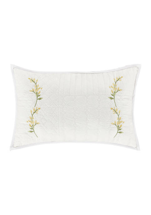  Sandra White Boudoir Decorative Throw Pillow 