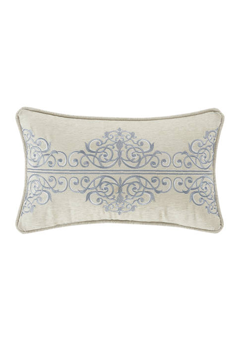  Aidan Silver Boudoir Decorative Throw Pillow  
