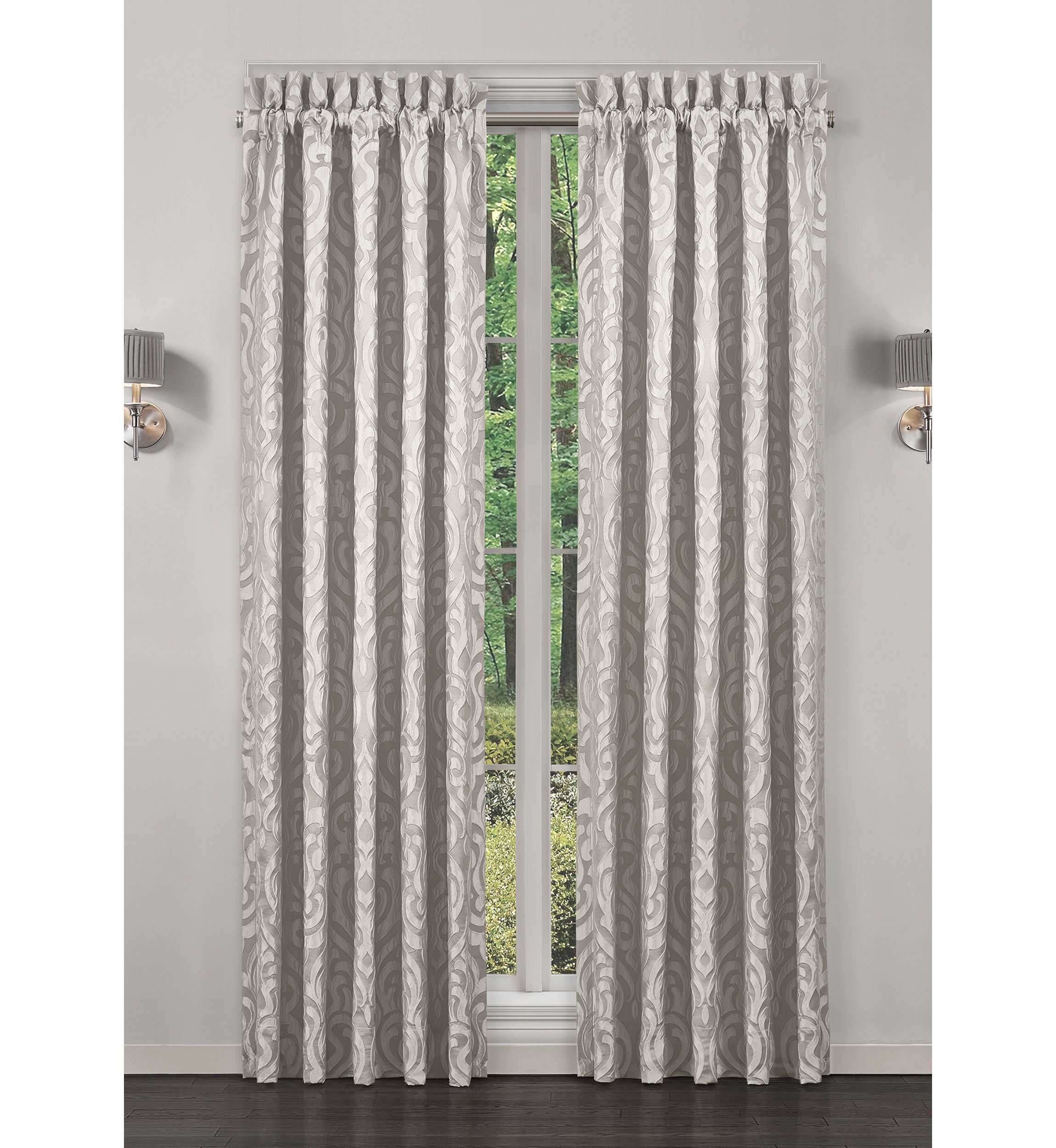 FA21 NAPOLI DRAPE:84-89 2 Wide:SILVER