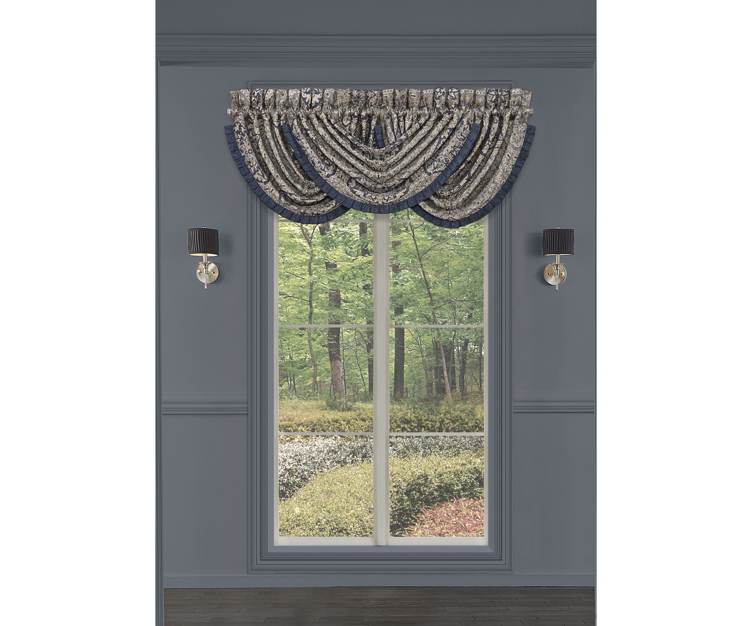 Botticelli Window Waterfall Valance