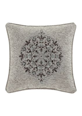 J. Queen New York Windham Square Embellished Decorative Pillow - Black