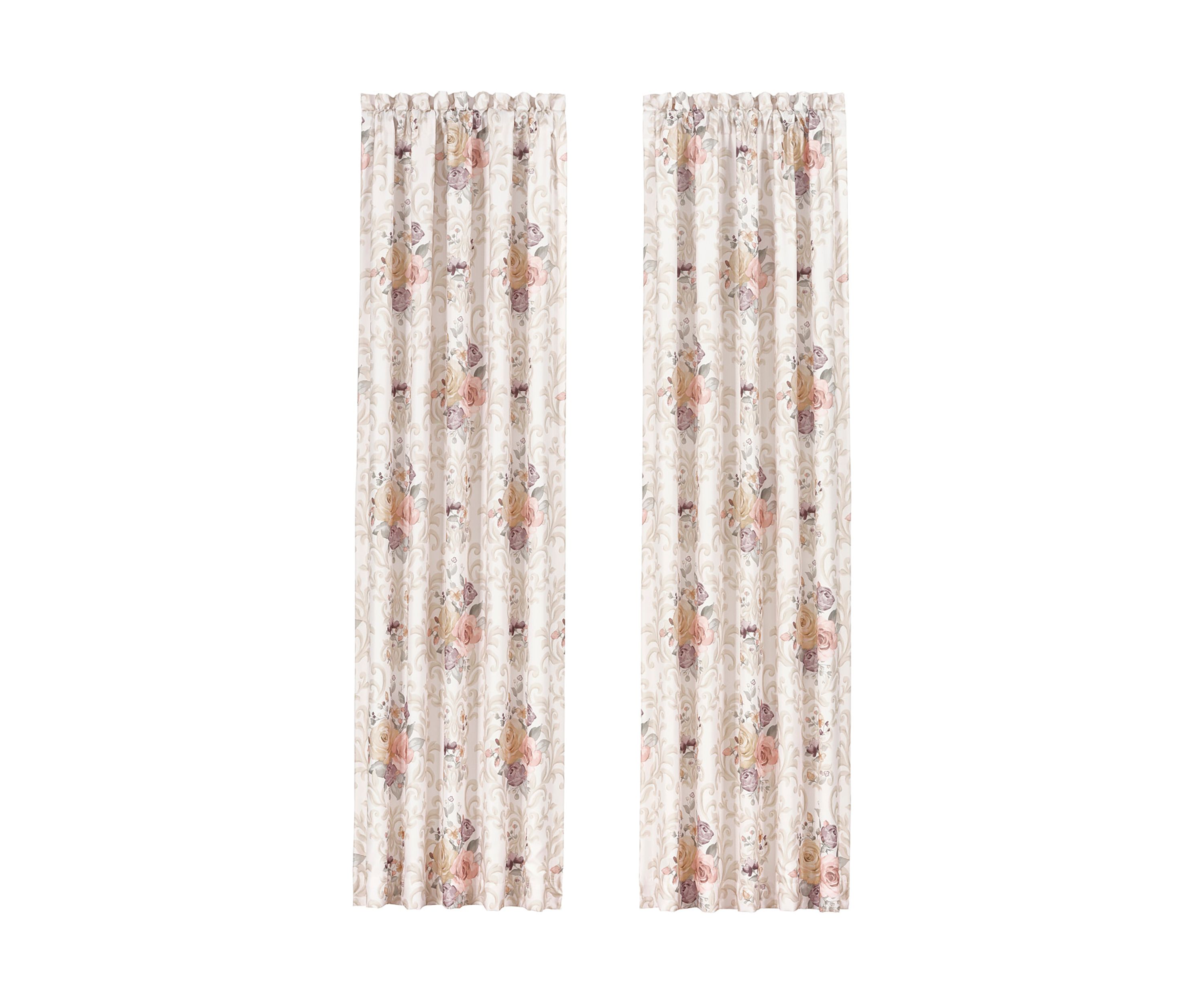 Chardonnay Drapery Panel Pair