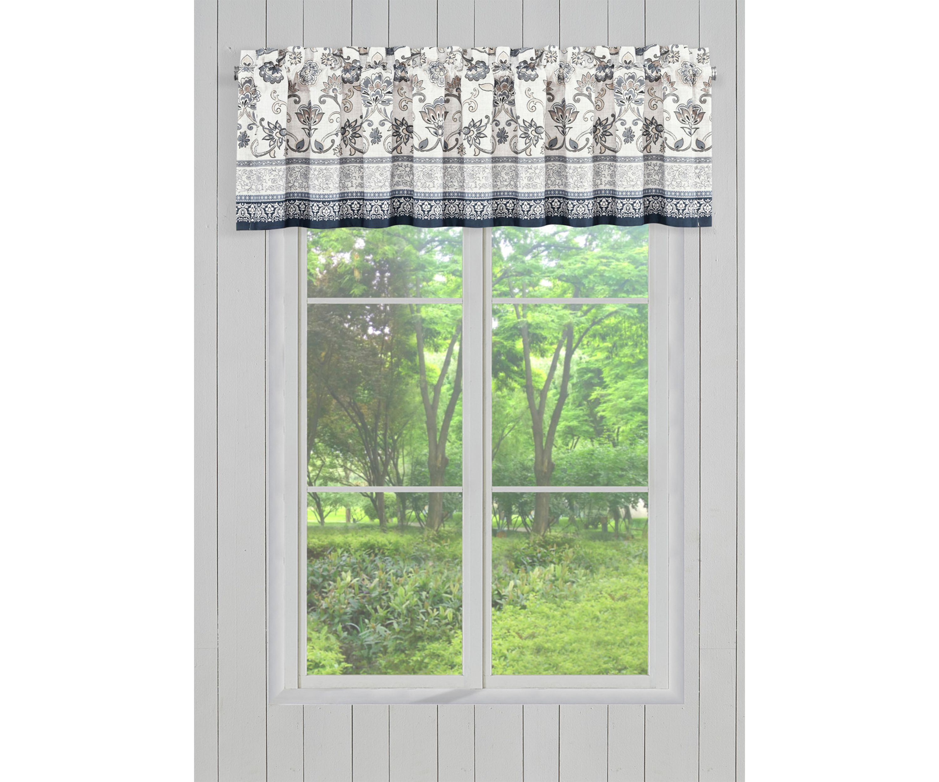 Chelsea Blue Window Straight Valance