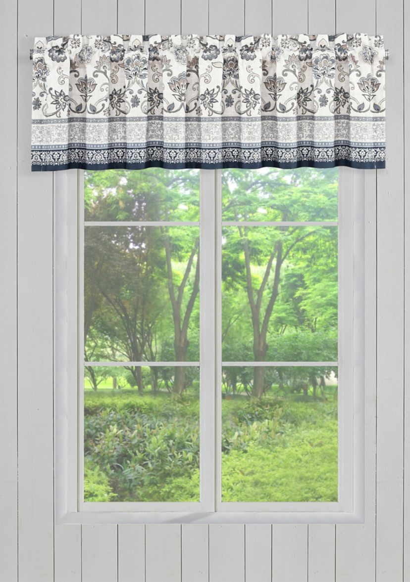 Chelsea Blue Window Straight Valance