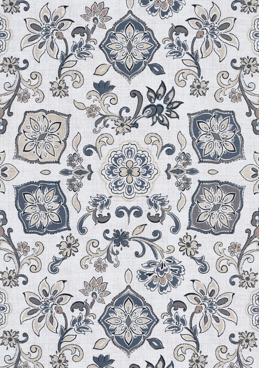 Chelsea Blue Window Straight Valance
