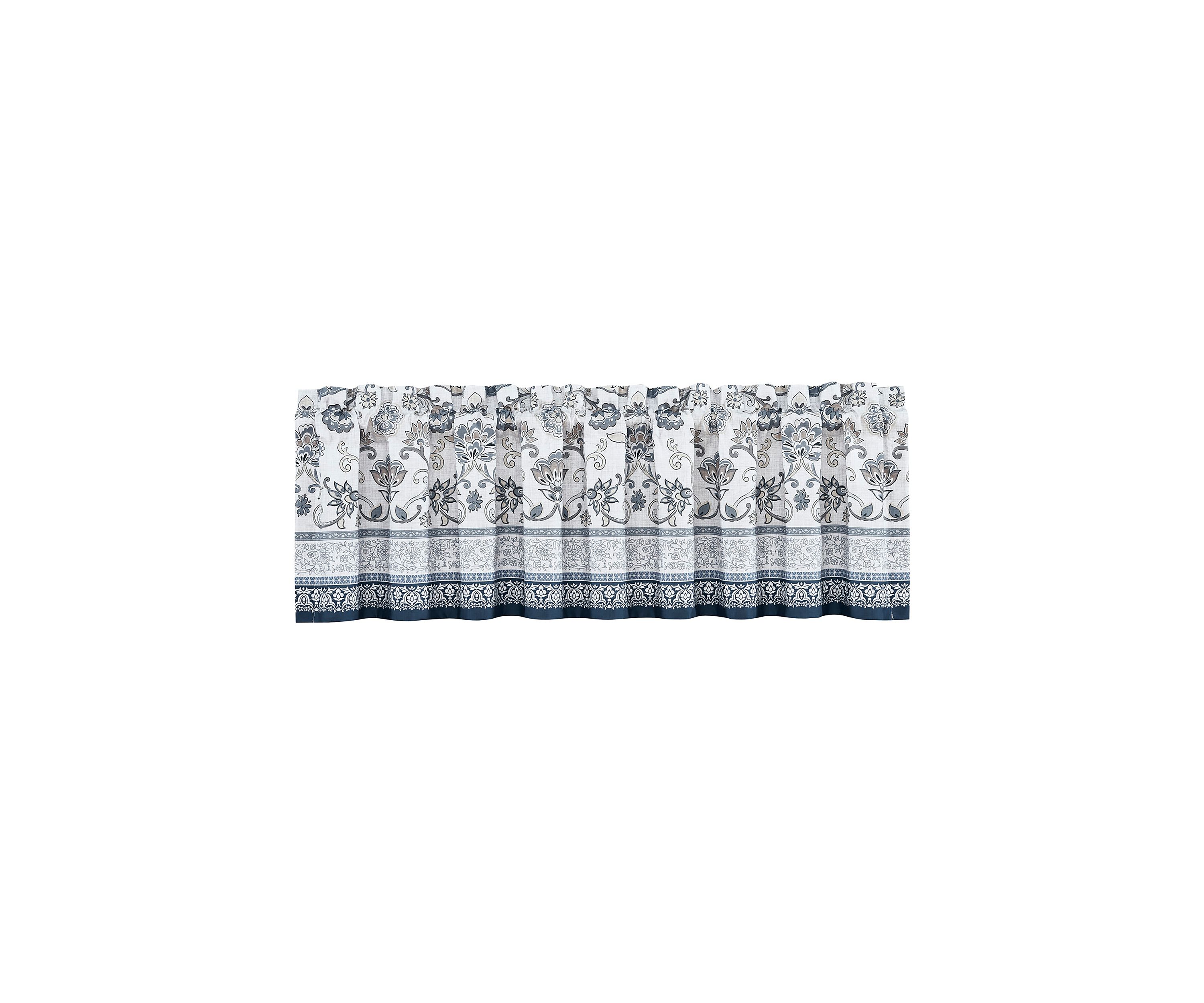 Chelsea Blue Window Straight Valance