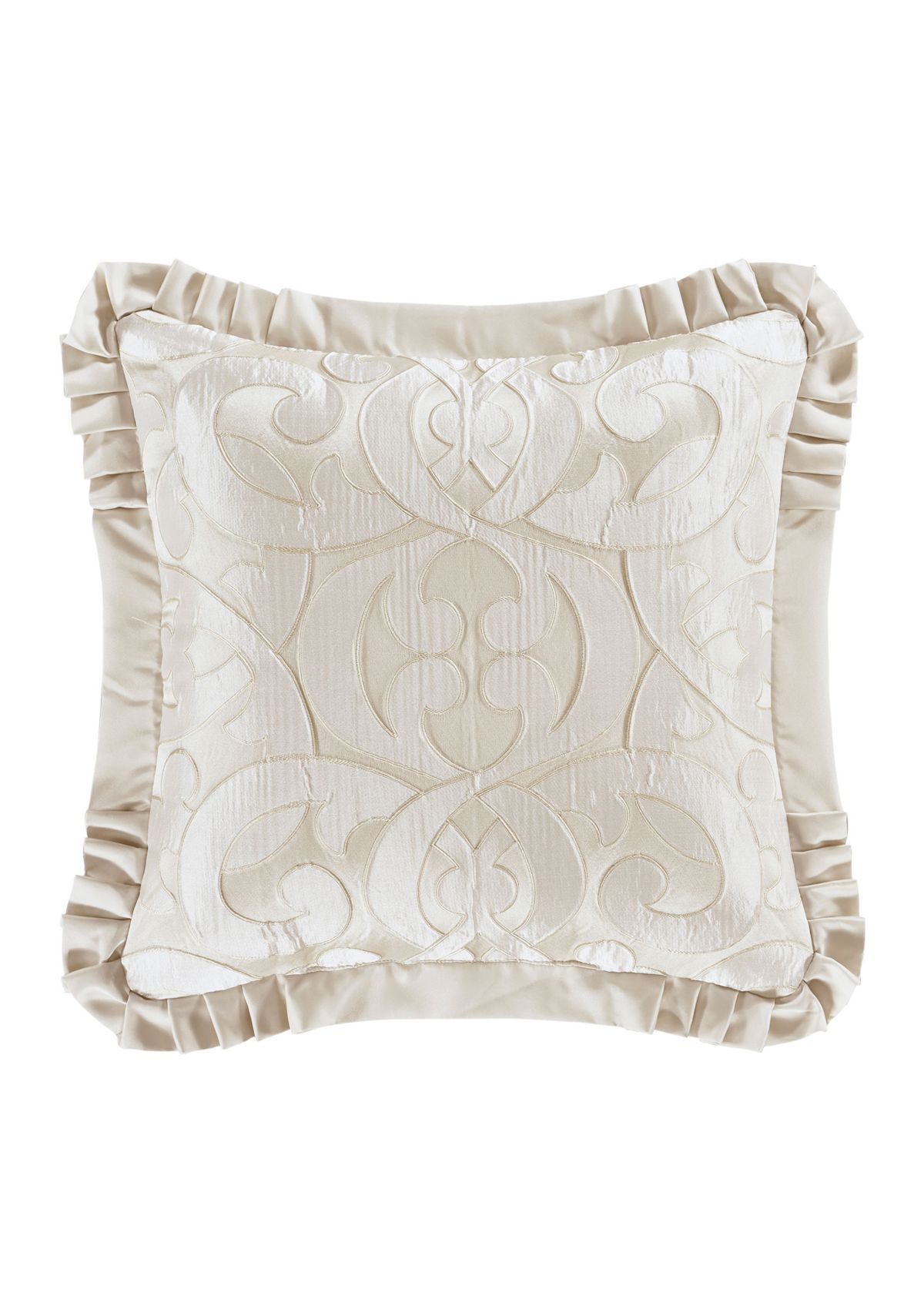 La Boheme 20" Square Embellished Decorative Throw Pillow