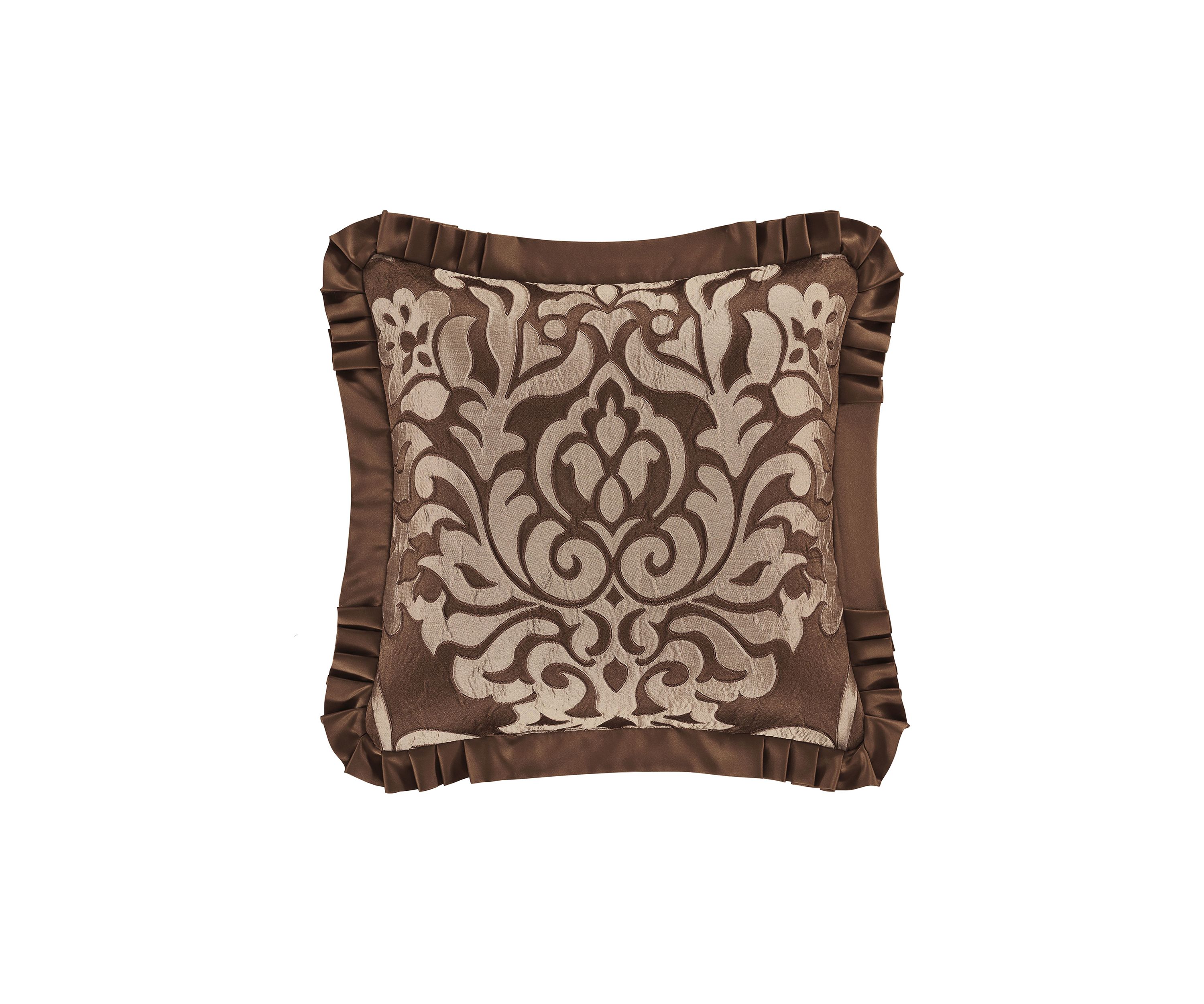 Surano 20" Square Embellished Decorative Throw Pillow
