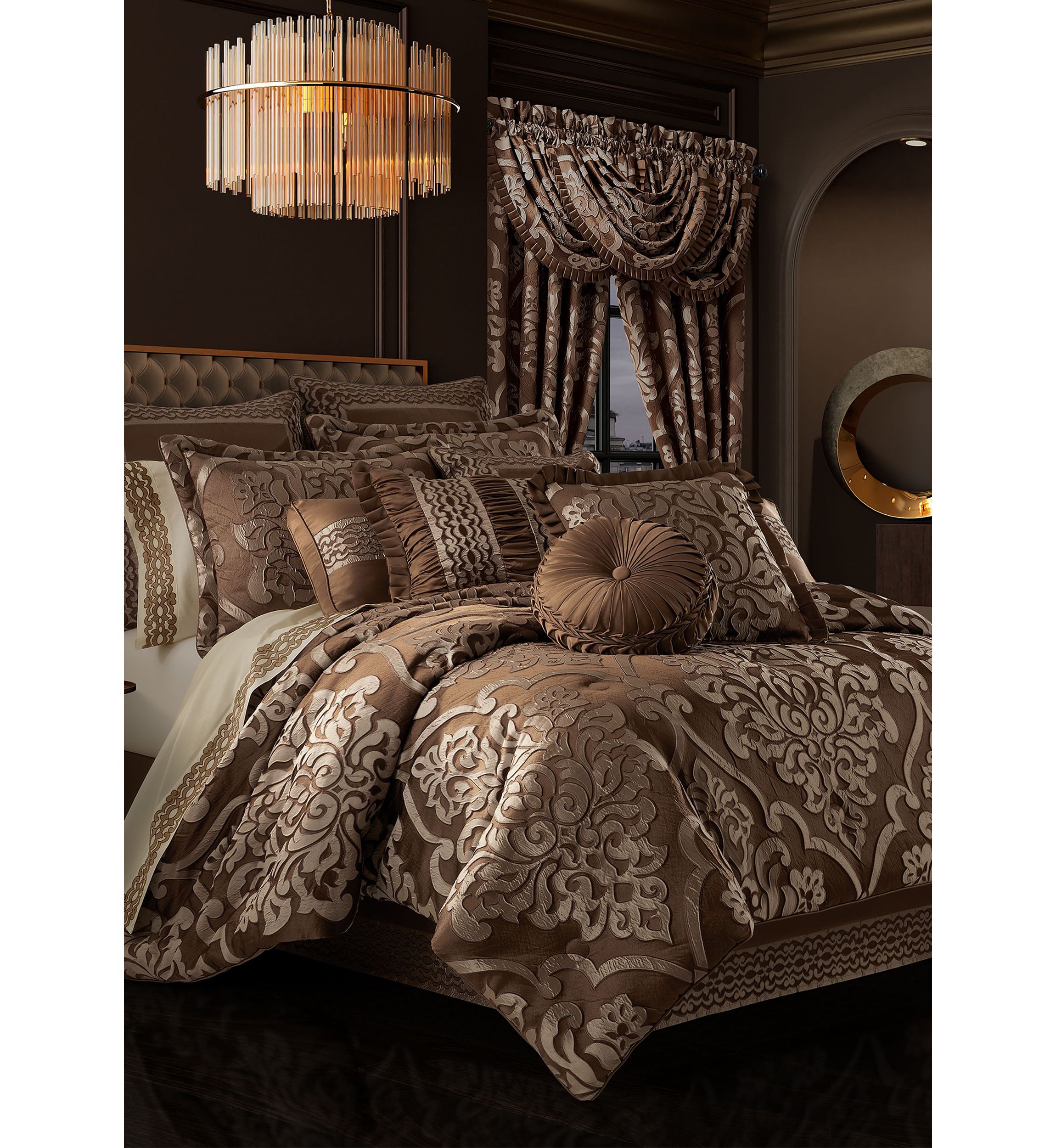 Surano 20" Square Embellished Decorative Throw Pillow