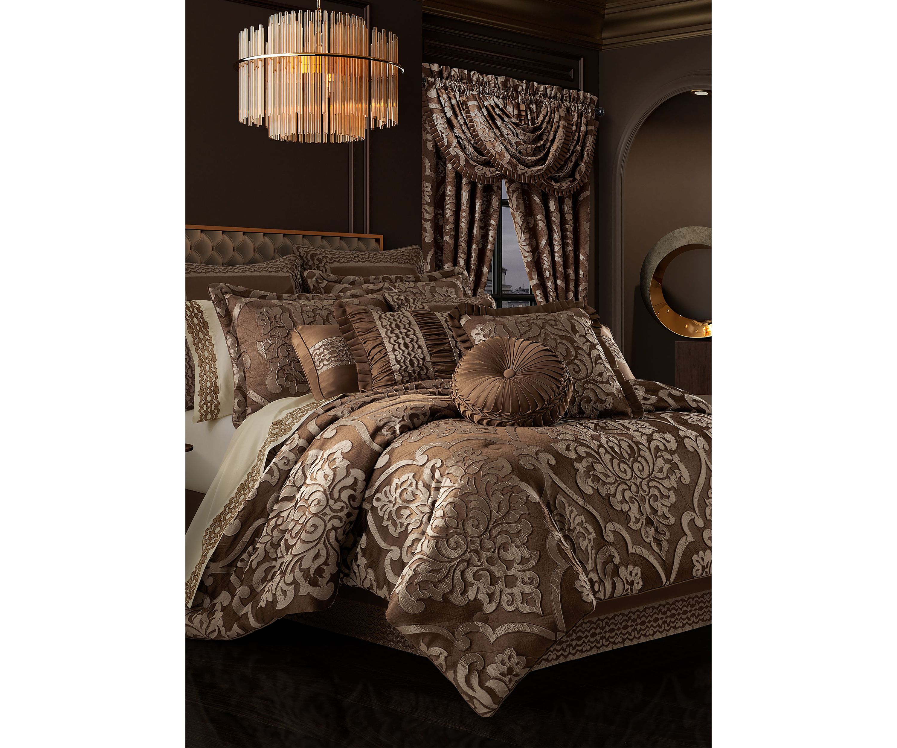 Surano 20" Square Embellished Decorative Throw Pillow