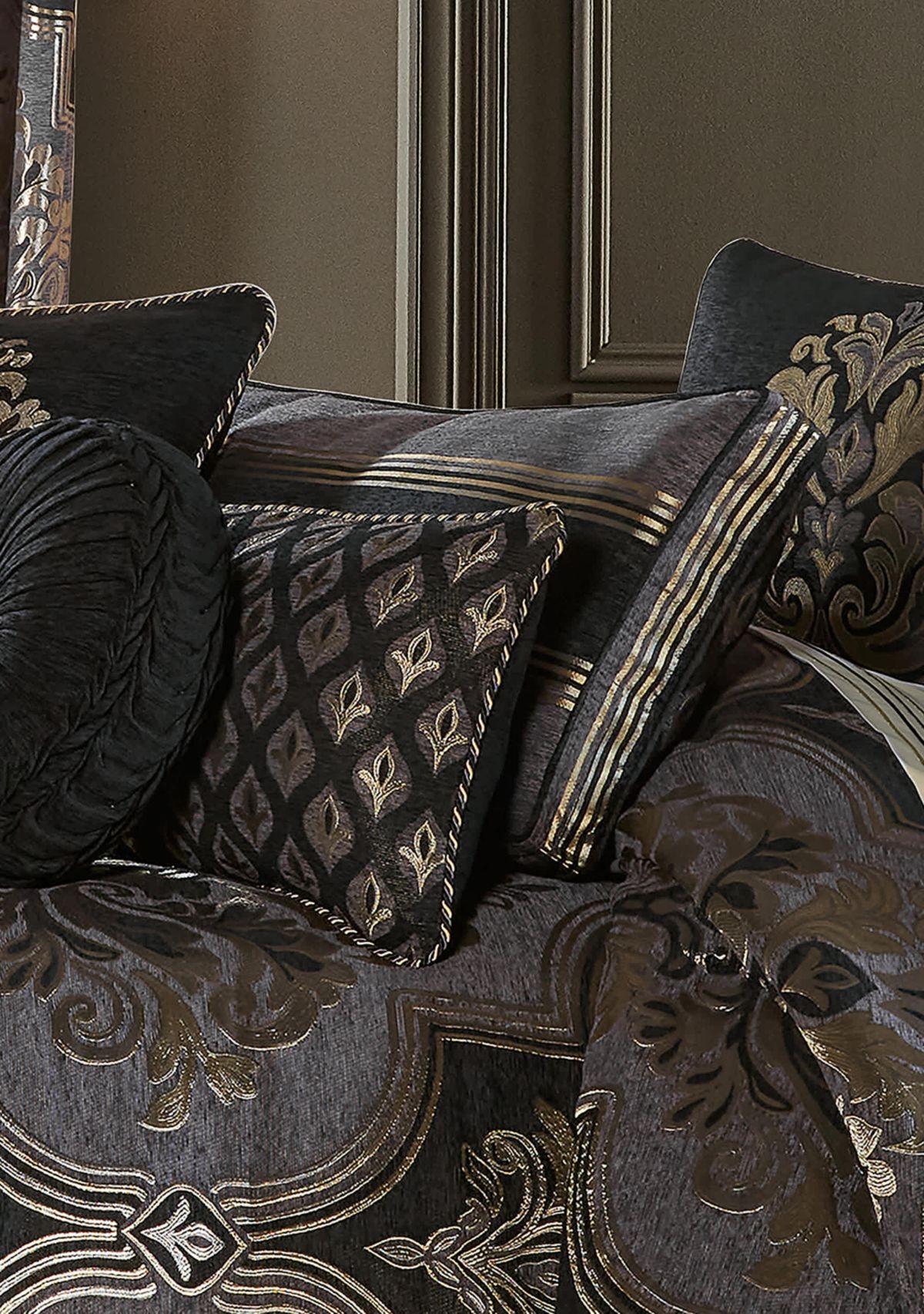 Savoy Bolster Decorative Throw Pillow