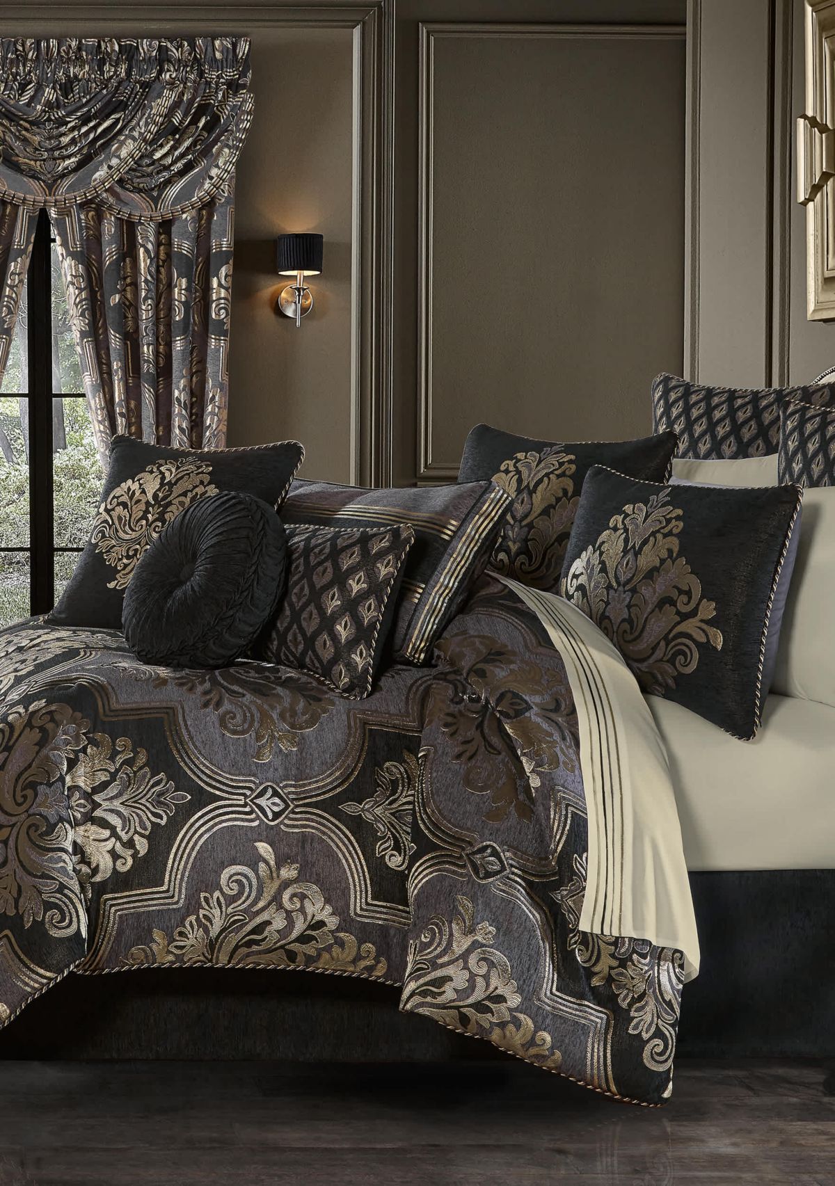 Savoy Bolster Decorative Throw Pillow