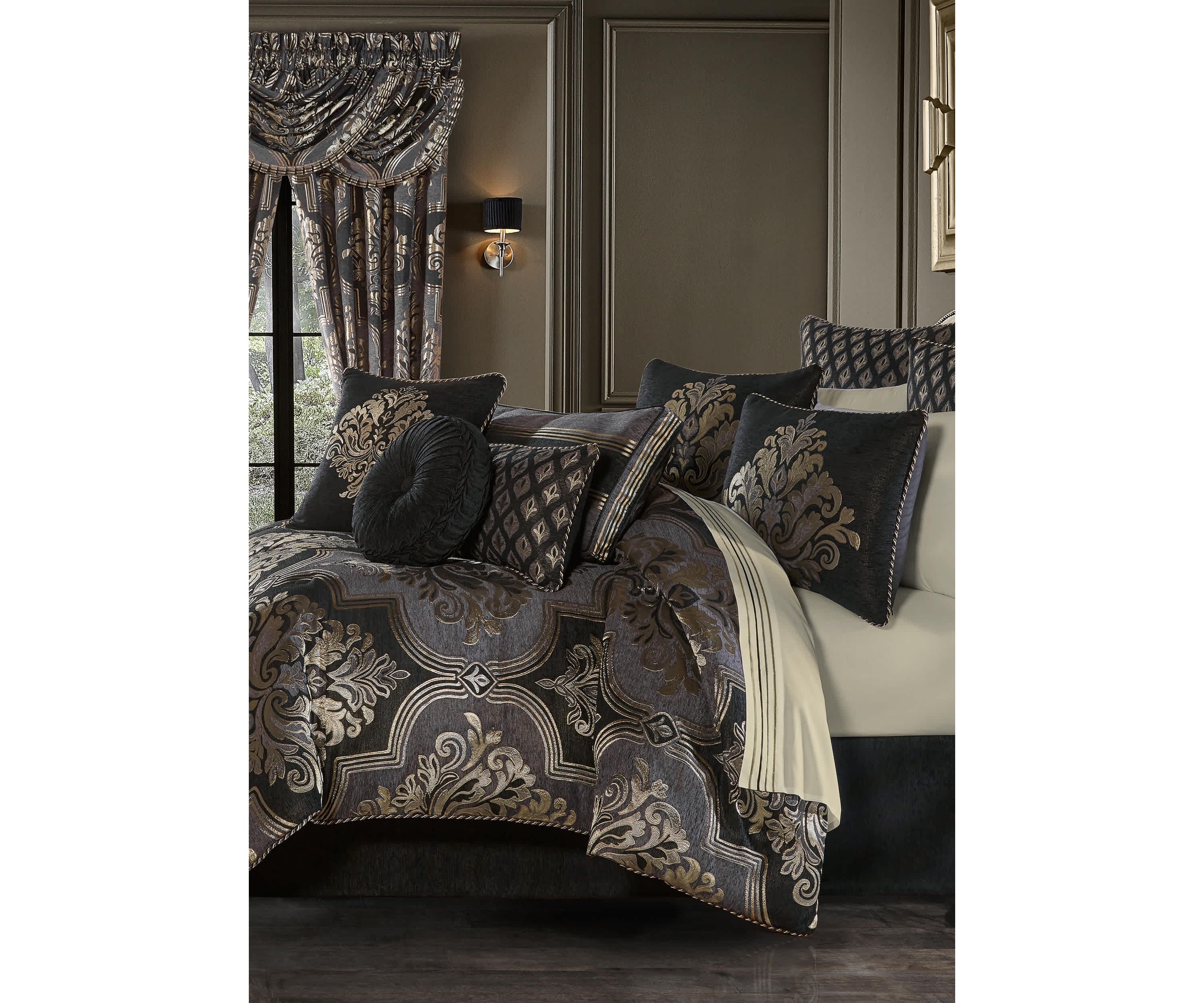Savoy Bolster Decorative Throw Pillow