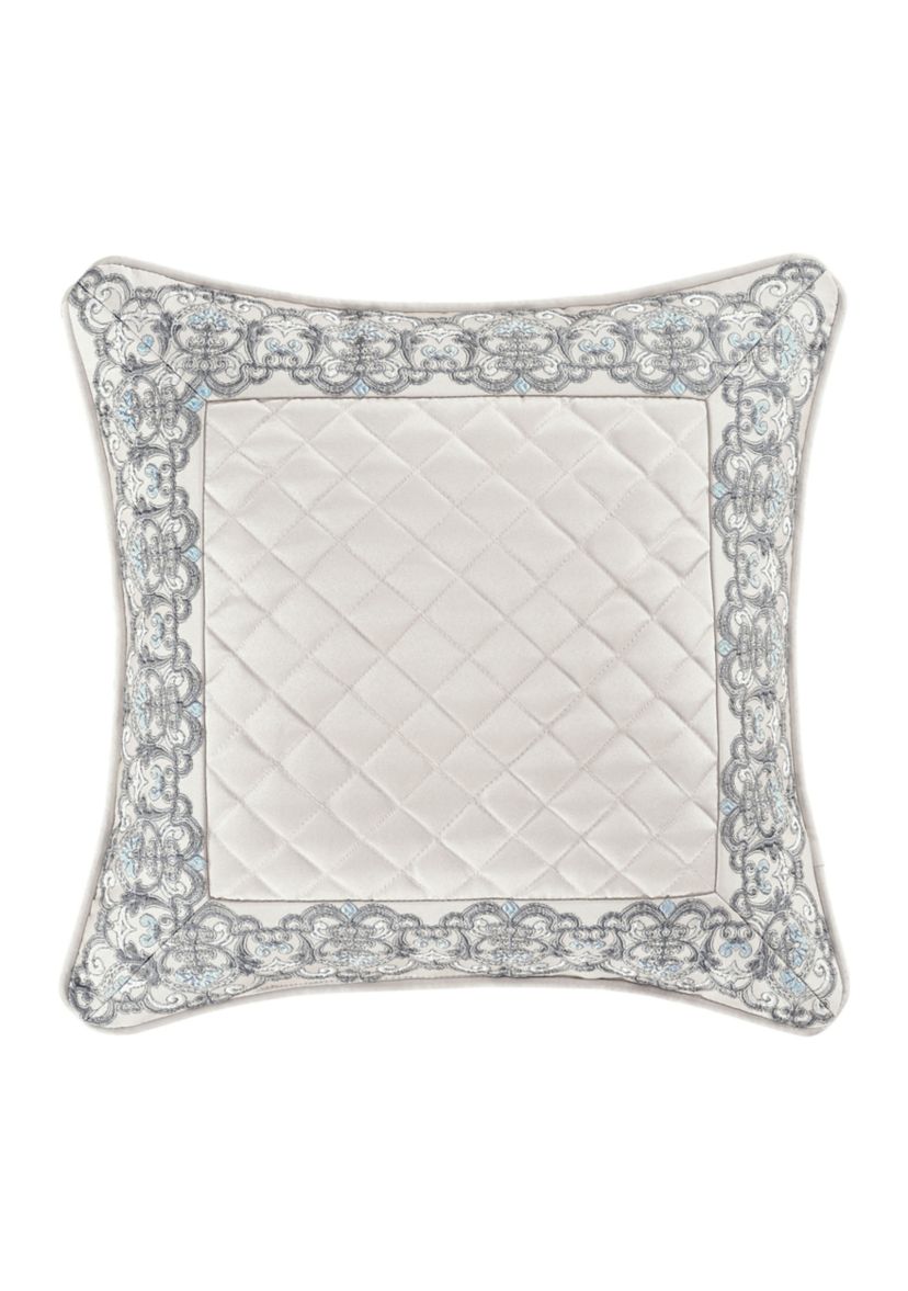 Adagio 18" Square Embellished Decorative Throw Pillow
