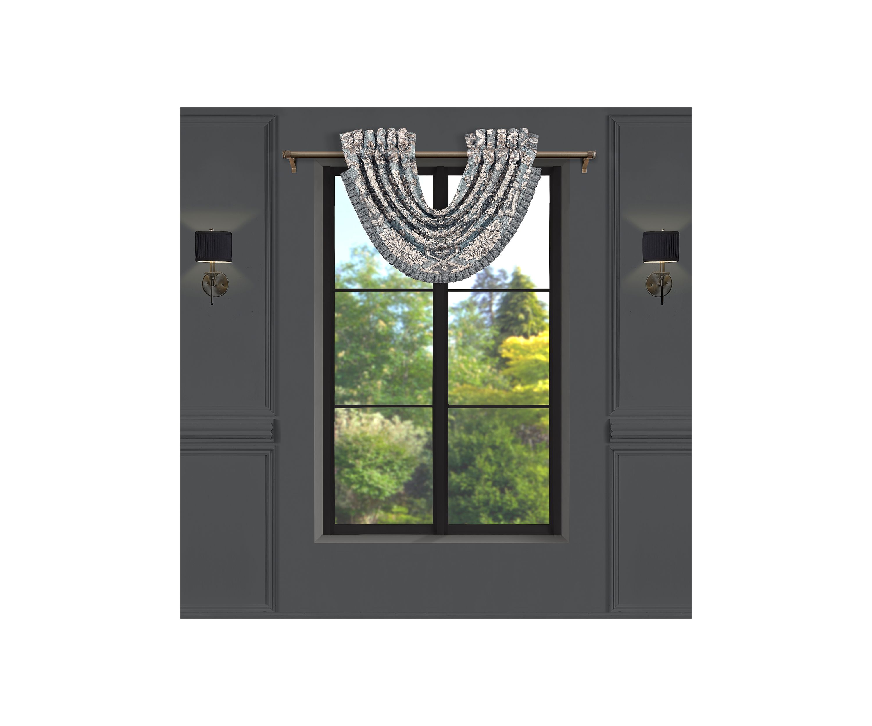 Woodhaven Window Waterfall Valance