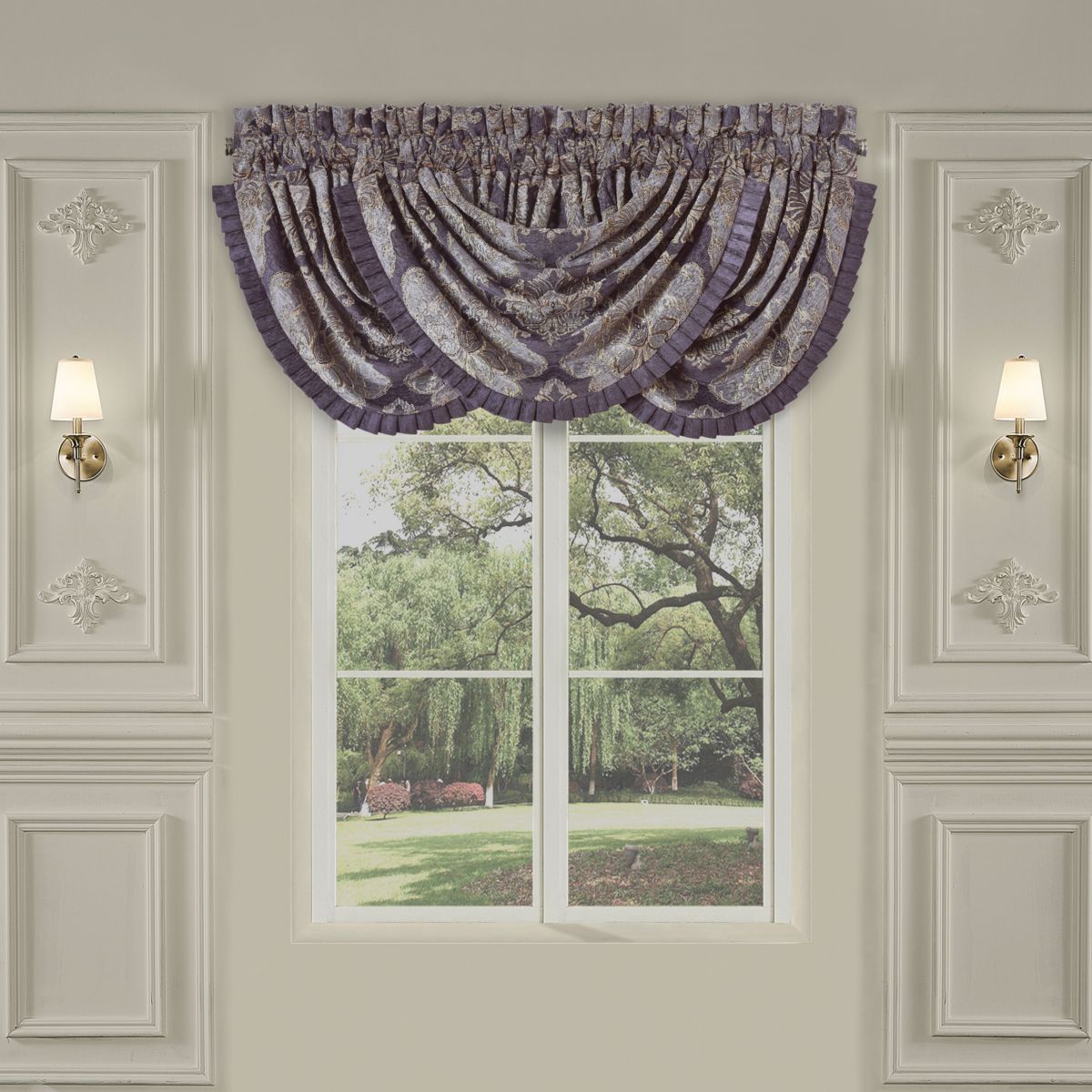 Dominique Window Waterfall Valance