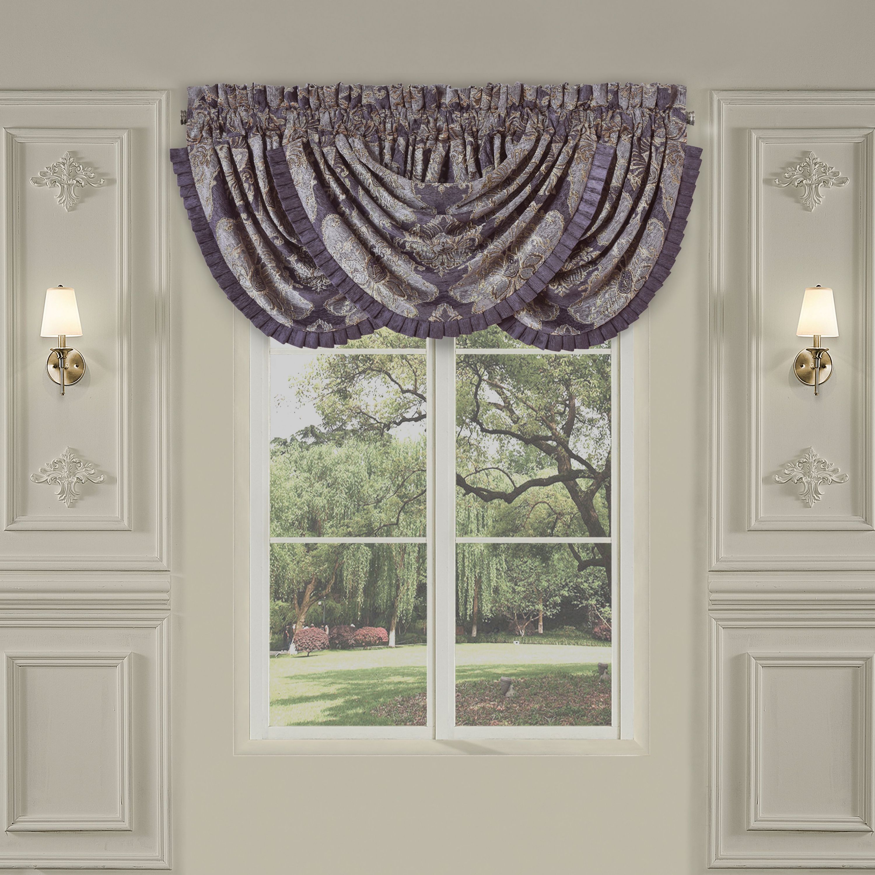 Dominique Window Waterfall Valance