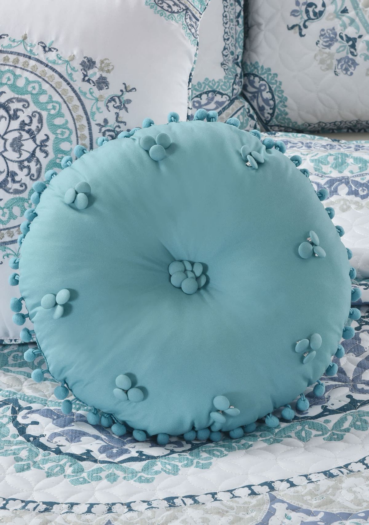 Afton Round Decorative Throw Pillow
